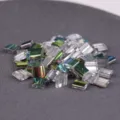 Miyuki Tila two-hole glass beads for DIY jewelry making, colorful translucent craft beads. - 10.00g / TILA-4552