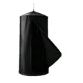 Draagbare hangende zwarte outdoor douche- en kleedtënt voor kamperen en reizen. - Zwart 420D (87x183cm)