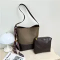 Κoreatiki vintage tsanta me megalis choritikotitas soued yliko gia gynaikes casual - Λαδί