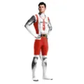 Christmas husky novelty 3D print full body tight bodysuit funny holiday party costume - S / Set / Husky Print Style (B273-1033)