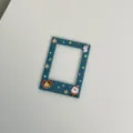 Christmas magnetic photo frame for 3 inch instax mini polaroid, cute holiday desktop decor. - Green Santa Claus / Small Size