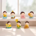 Cute little buddha blind box resin figurine toy anime cute desktop decorative collectible model - Full Box Set / -156 Little Buddha Lazy Slow Time Set of 6