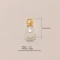 Pendentif goutte de perle plaqué or 18K cuivre accessoire bijou DIY style mode élégant - Pendentifs perles artificielles en forme de goutte