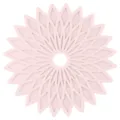 Samanteles de silicona rosa estilo nórdico, esterilla térmica hueca para ollas calientes. - Rosa Nórdico