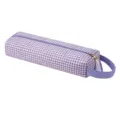 Borsa porta asciugacapelli a quadri viola custodia da viaggio portatile per piastra nuova - Quadri viola