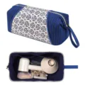 Borsa porta asciugacapelli in tessuto stile etnico grande capacità viaggio portatile - Brocato Floreale Rotondo