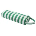 Borsa di stoccaggio a righe verde bianco in tessuto bolla per asciugacapelli ferro viaggio - A Righe Bianco Verde
