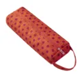 Orange polka dot hair dryer storage bag, portable travel organizer case for styling tools. - Orange Polka Dot