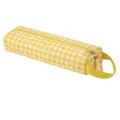 Borsa Portaoggetti da Viaggio a Quadri Gialli Pochette Portatile Piastra Organizer - Quadri Giallo Limone