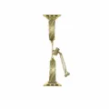 Goldenes Metalluhrarmband mit funkelnden Strasssteinen und Kette für Apple Watch. - Passend für: 38mm/40mm/41mm Universal / Gold