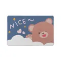 Cute cartoon printed non-slip floor mat, adorable brown bear entrance rug for home use - 40*60cm / Nice Bear