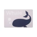 minimalist cartoon whale printed floor mat anti slip bedroom kitchen rug home decor - 40*60cm / Whale