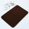 Brown striped bath mat non-slip absorbent floor carpet for bathroom bedroom 40x60cm - 40*60cm / Coffee Striped