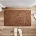 Brown memory foam bath mat non-slip absorbent floor rug for bathroom home decor SKU - 40*60cm / Coffee