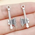Vintage Silver Axe Charm Alloy Tool Pendant DIY Jewelry Making Bracelet Keychain Accessories - Axe (15834)