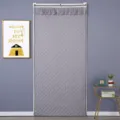 Thickened winter thermal door curtain quilted windproof room partition soundproof grey color - 80*190cm / Gray