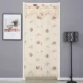 Elegante cortina de puerta de encaje con motivo de hojas, separador para el hogar. - 树叶咖门帘 / 90*120