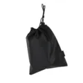 Black waterproof oxford cloth drawstring storage bag portable pouch for outdoor cushion organizer - Black Oxford Cloth Bag