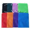 Colorful non-woven drawstring bags multi-color storage pouches for variant choice - Non-woven Bag