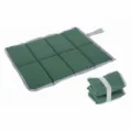Portable folding outdoor seat cushion, thickened waterproof Oxford cloth mat for park picnic. - Dark Green