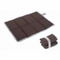 Brown outdoor folding seat cushion portable waterproof camping mat for park picnic picnic pad - Coffee
