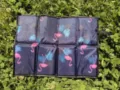 Portable foldable outdoor seat cushion waterproof foam mat with cute flamingo print for camping. - Nordic Style