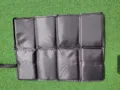 Tragbares klappbares Outdoor Sitzkissen Schwarz 8-fach wasserdichte Camping Schaumstoffmatte - Obsidian-Schwarz