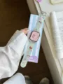 Cinturino di ricambio in silicone compatibile con Apple Watch, con grazioso design estivo. - Mela Bassotto