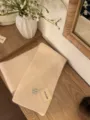 Ζεστό πλεκτό κασκόλ από μείγμα μαλλιού κορεάτικου στιλ για γυναίκες, μπεζ θερμαντικός λαιμού. - Απλό Μονόχρωμο / Ροζ του Ροδάκινου