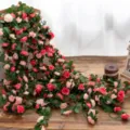 Artificial rose flower vine for home decoration, fake peony garland for wedding arch and wall. - Spring Style Pink