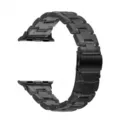 Cinturino di ricambio in resina nera compatibile con smartwatch, maglia resistente. - Nero Trasparente