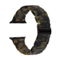 Cinturino per Orologio in Resina Tartarugata di Ricambio Compatibile con Smartwatch - Verde Militare Opaco