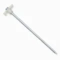 Outdoor Camping Zelt Hering 8x250mm leuchtend Erdanker fuer Strand Vordach Windschutz - 8*250mm / Weiß Leuchtend