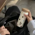 Mini thermos cup cute pocket water bottle portable small capacity student mug stylish - 200ML / Coffee Polka Dot