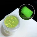 Skoni gliter fosforize gia techni resinis DIY prasina lampera poulionia se vazaki. - Φωτεινό Στρα斯-02 / Σε Κουτί