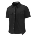 Chemise tactique manches courtes homme chemise de travail casual poches poitrine noir. - M / Hauts / Noir
