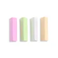 Set van 4 pastel driehoekige gummen, zachte rubberen briefpapier voor school en kantoor. - Enkel Stuk / Roze