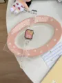 Silicone cartoon watch strap compatible with Apple Watch, cute design, soft TPU material. - Fit: (Series 10/11 42mm) / Polka Dot Girl
