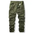 Men's Thin Cargo Pants Multi-Pocket Tactical Casual Sports Trousers Army Green Size - 30 / Army Green