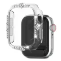 Sparkling rhinestones clear protective case for smart watch, high transparency durable cover accessory. - 40mm / Clear