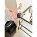 Bracelet de montre grain bambou avec clous trèfle, compatible Apple Watch, style élégant et chic. - Compatible avec Huawei 22MM / Starlight Trèfle