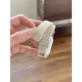 Beige nylon magnetische horlogeband met metalen gesp en een schattig berenontwerp. - Sterrenlicht