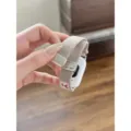 Nylon magnetische horlogeband voor Xiaomi Band 9 10 8 Pro Redmi Watch 4 5, ademende geweven band. - Melkthee Kleur