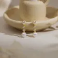 Elegante 14K vergulde zirkonia parel oorbellen dames modieuze stijlvolle sieraden top - Stijl 7 / Goud
