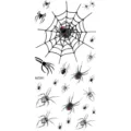 Halloween spider temporary tattoo sticker for arm body waterproof spooky party design cool - MZ351