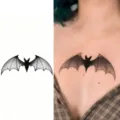 Adesivo per tatuaggio temporaneo pipistrello design realista festa di Halloween decor - HM027 (Pipistrello)