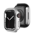 Silberne PC Schutzhülle für Apple Watch, hohle Halbpaket Bumper Abdeckung, stilvolles Zubehör. - Original Silber - Ausgehöhlte PC-Hülle / iwatch7 45mm
