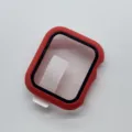 Matte PC All-Inclusive Protective Case with Screen Protector for Smart Watch Red - 38mm Paper Boxed / 2# Red