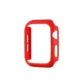 Roter Schutzbumper kompatibel mit Apple Watch, matte harte PC-Abdeckung für Smartwatch. - Rot