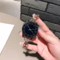 Ersatz Metallkette Uhrenarmband kompatibel mit Smartwatch, elegantes Roségold Design. - Kompatibel: Honor Magic/Dream / Roségold Metallkette Stil